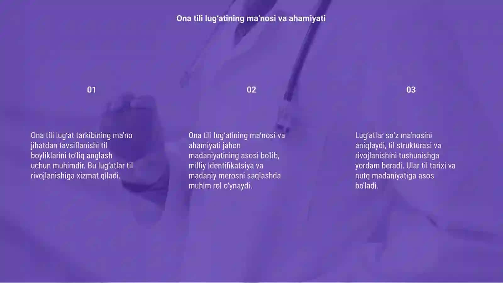 Ona tili lugʻat tarkibining ma'no jihatdan tavsiflanishi 3