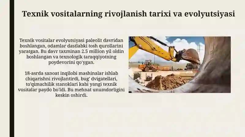 Texnik vositalarning rivojlanish tendensiyalari 3