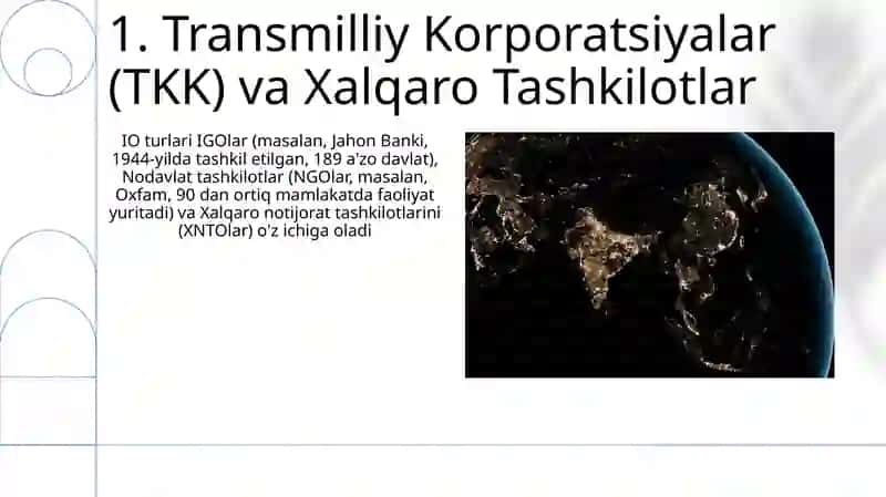 Xalqaro tashkilotlarning turlari va tasnifi 3