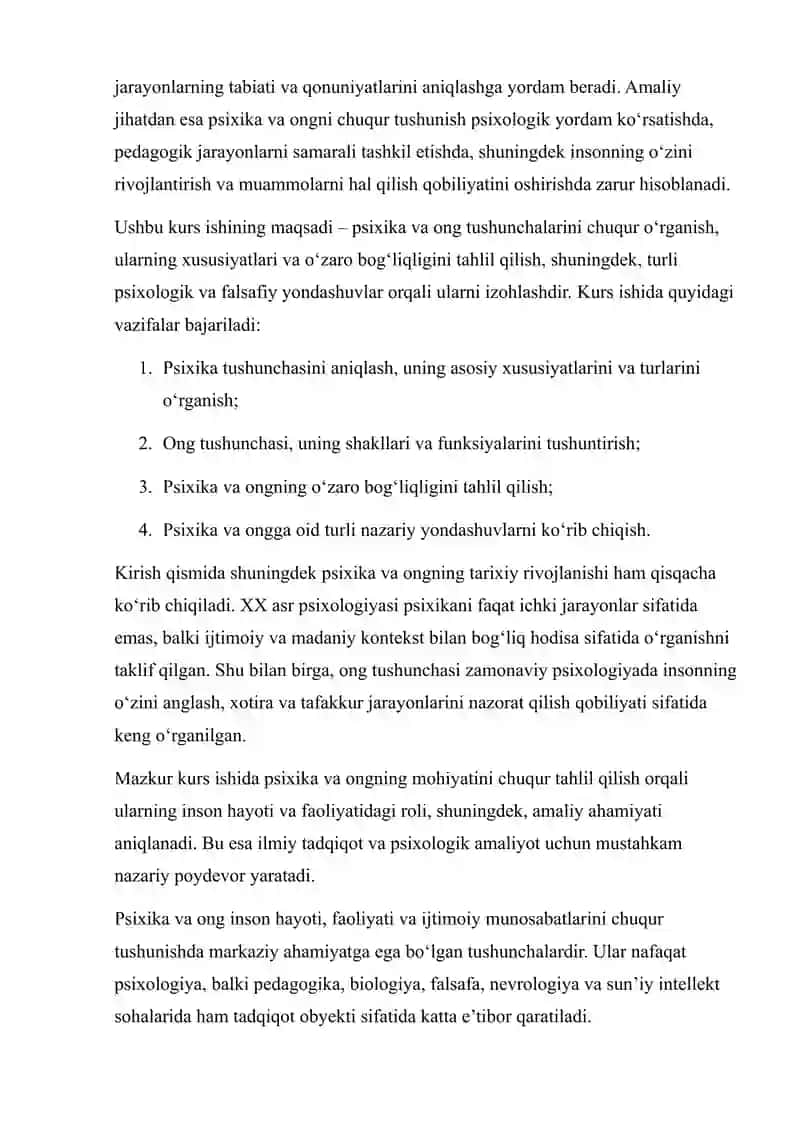 PSIXIKA VA ONGNING TARIFLARI 3