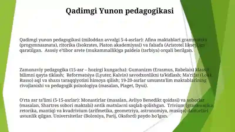 Qadimgi yunon pedagogikasi 3