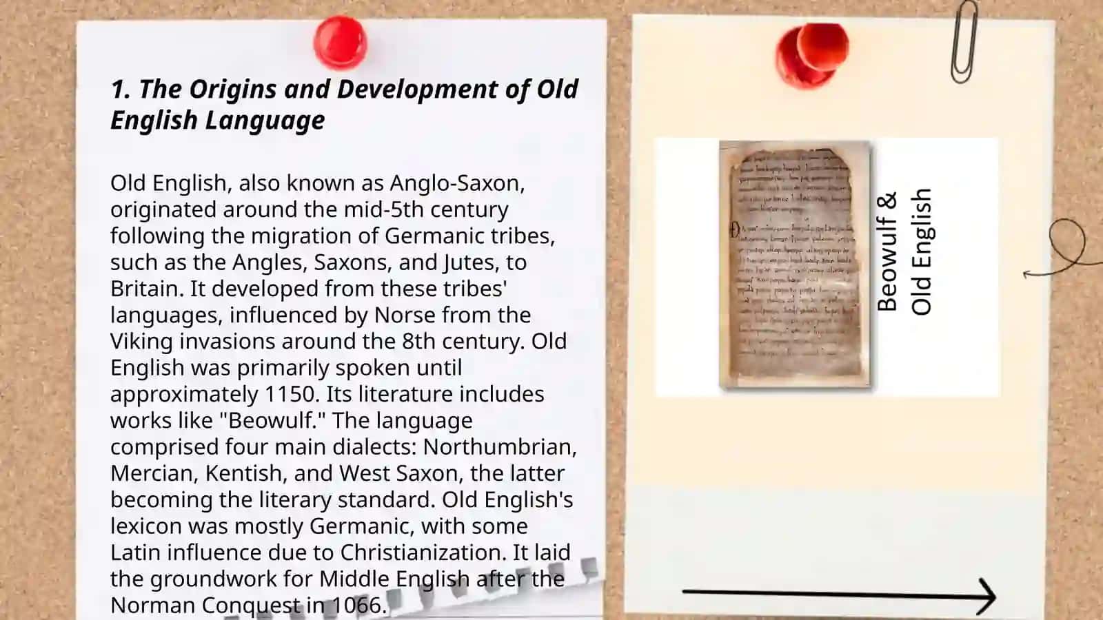 Old English Literature (500-1100). Beowulf 3