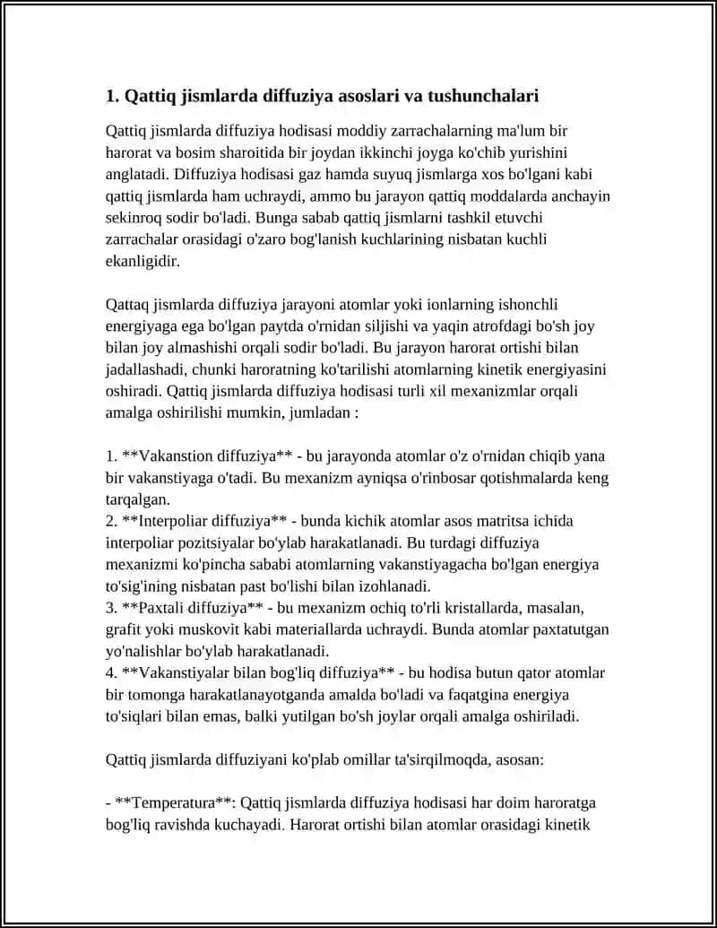 QATTIQ JISMLARDA DIFFUZYA HODISASI 3