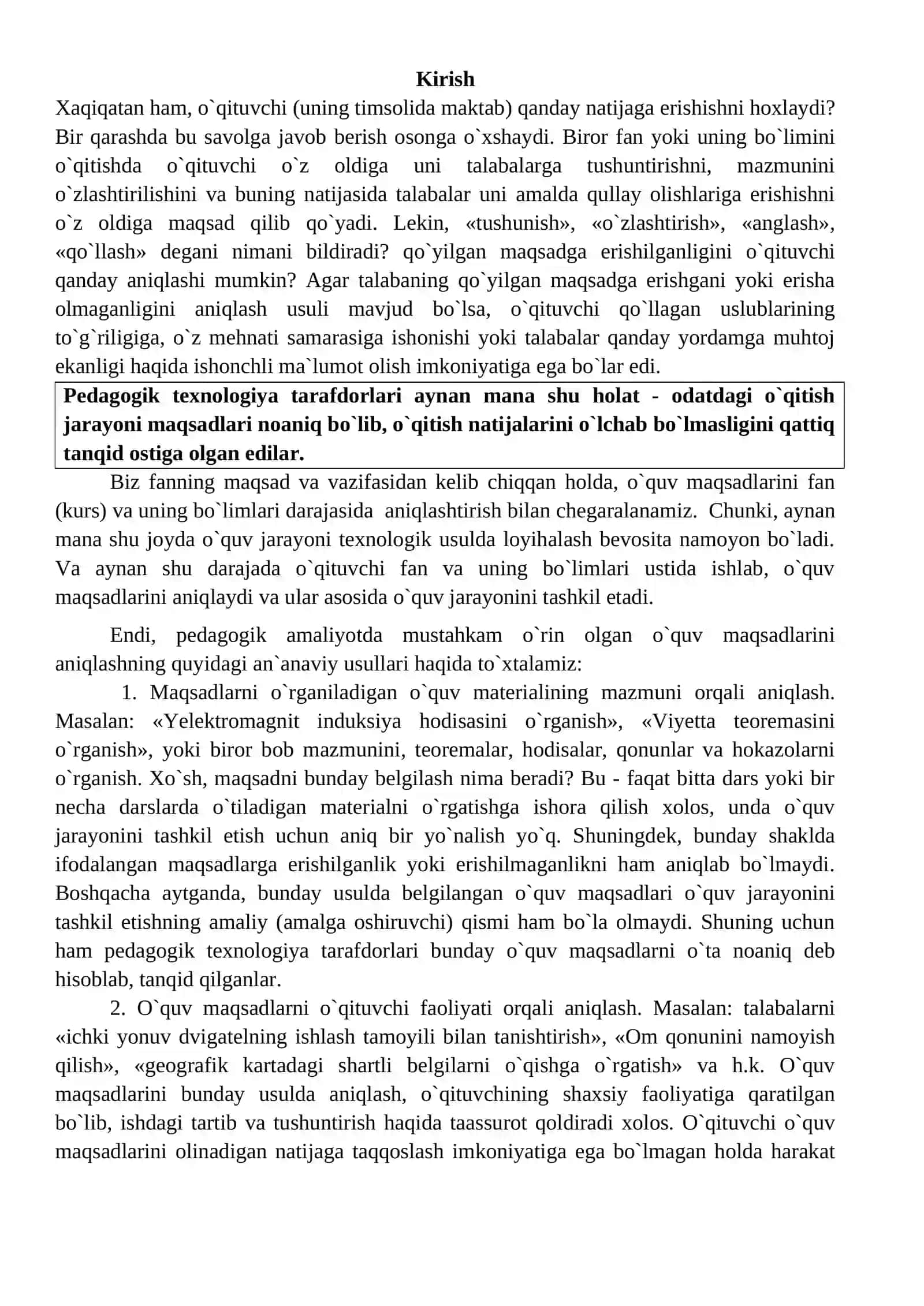 Pedagogik mahorat fanidan 3