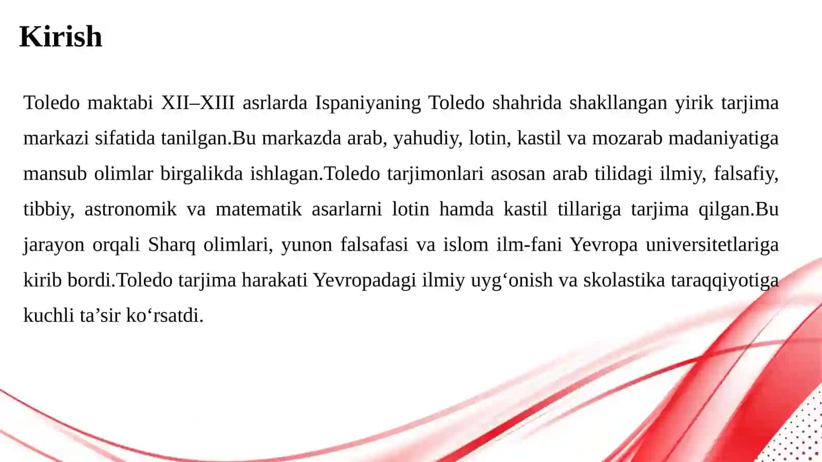 Toledo maktabining hamkor tarjimonlari. 3