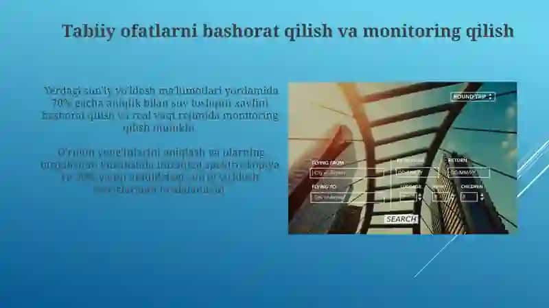Masofadan zondlash malumotlarining qollanishi sohalari 3