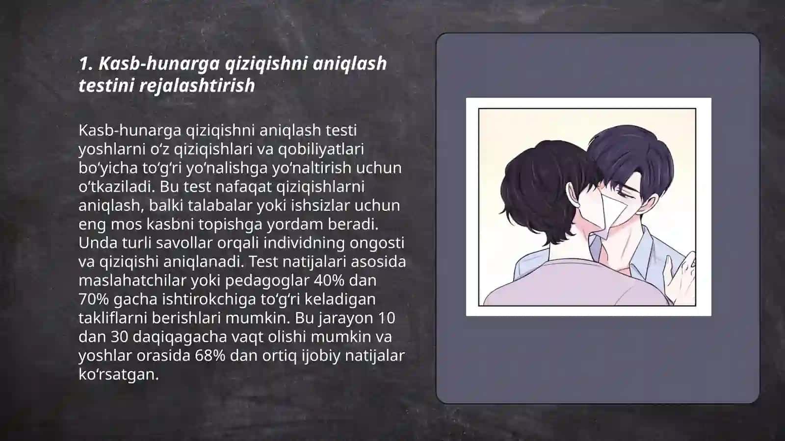 Kasb hunarga qiziqishni aniqlash testi 3