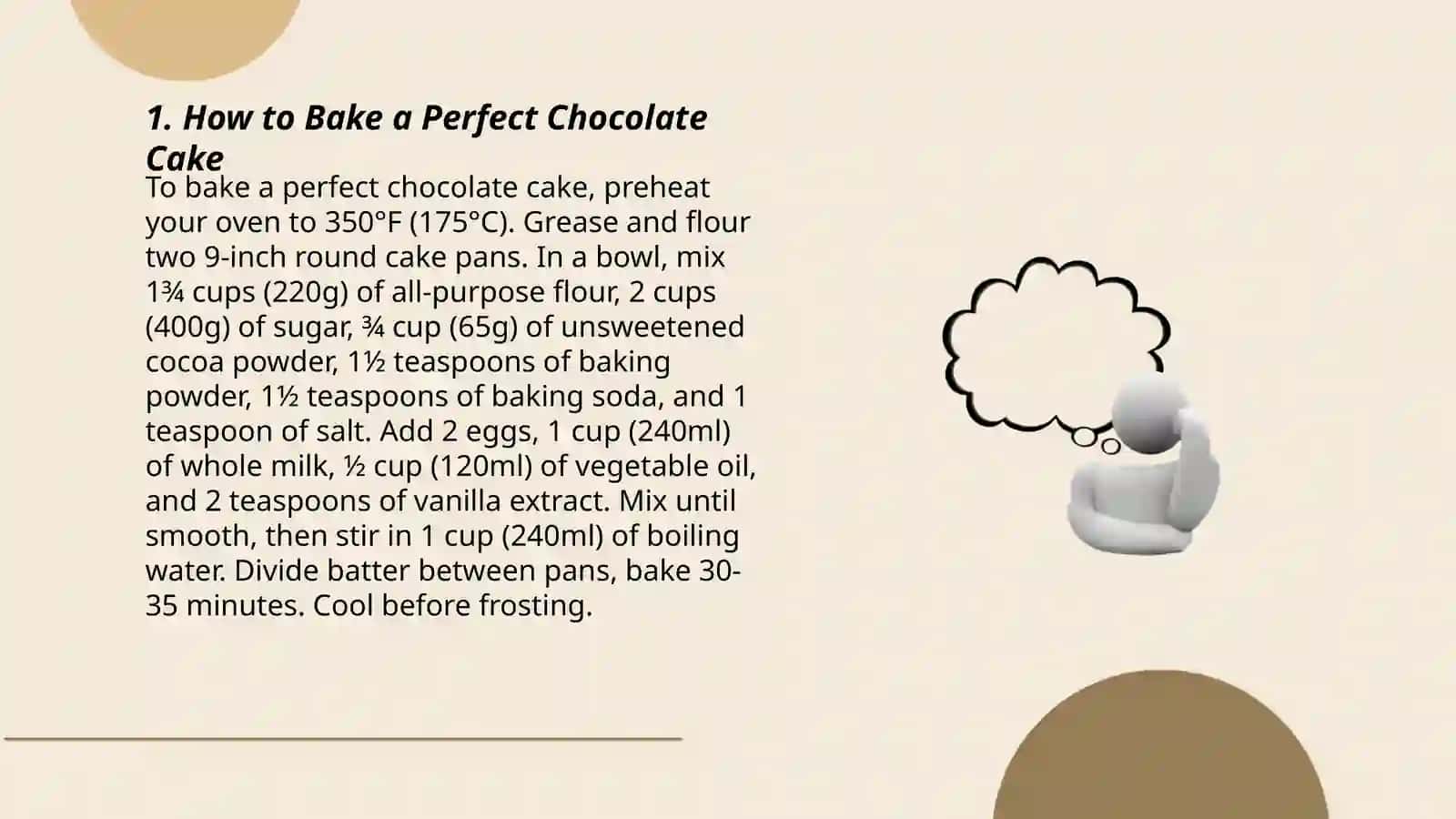 How to Bake a Perfect Chocolate Cake 3