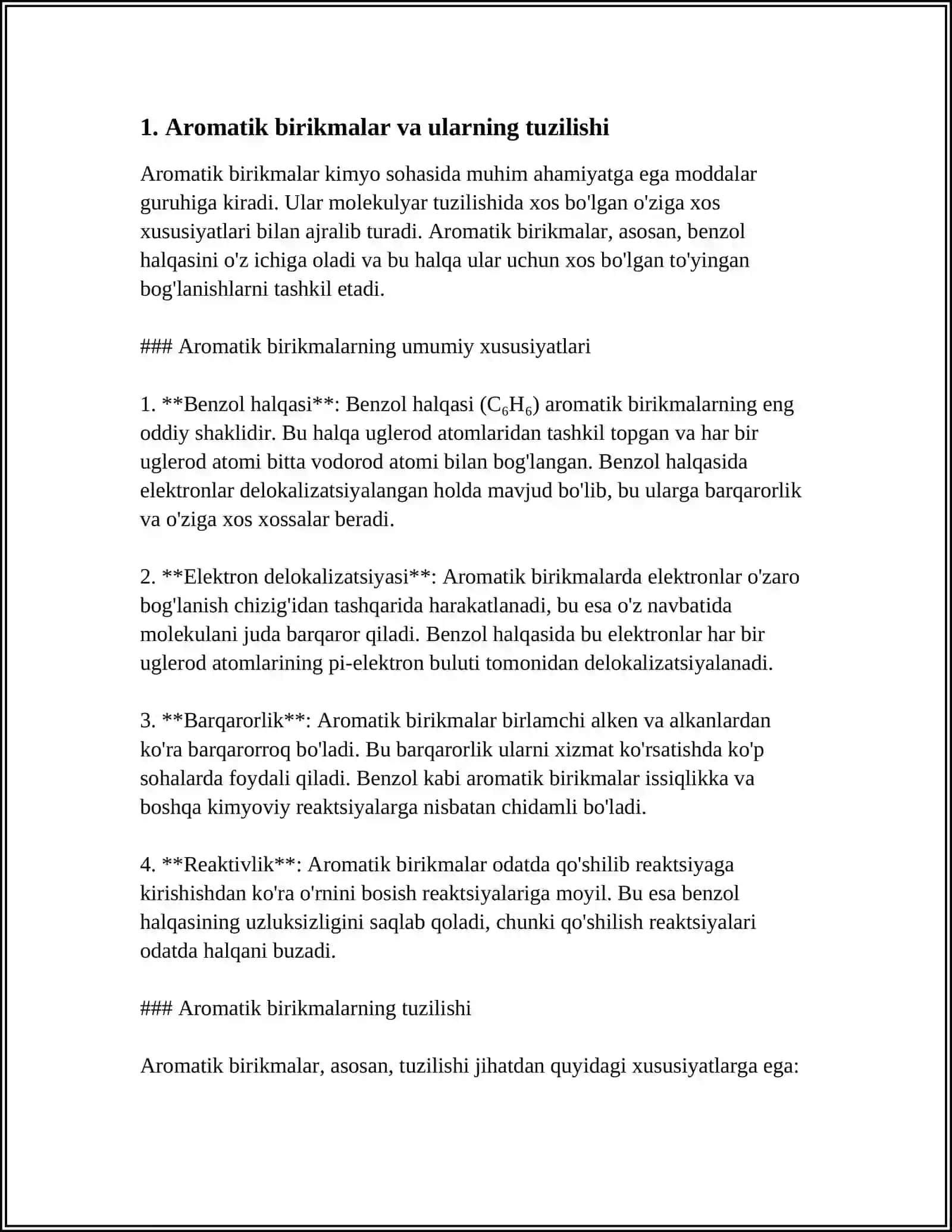 AROMATIK HALQADA ELEKTROFIL ALMASHINISH REAKSIYALARI VA MAXANIZMI 3