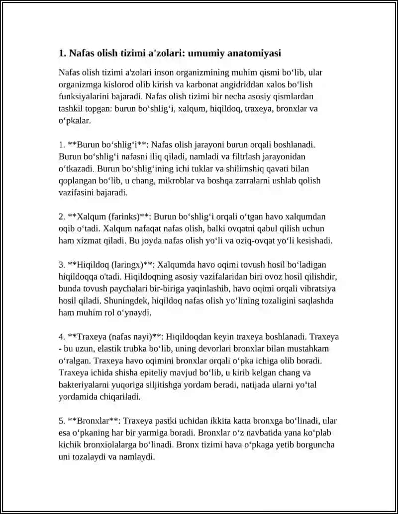 NAFAS OLISH TIZIMI A’ZOLAR ANATOMIYASI 3