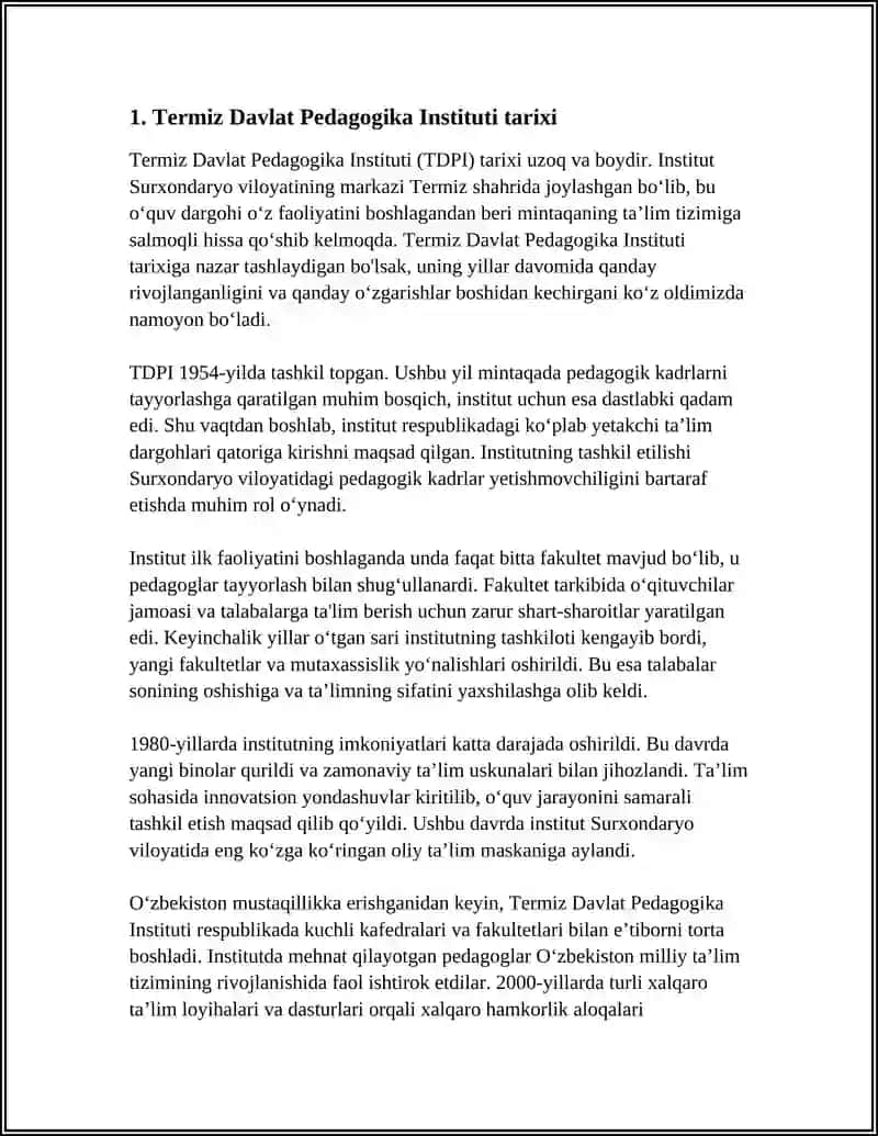 Termiz Davlat Pedagogika Instituti 3