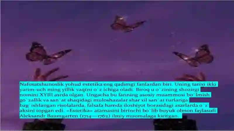 Estetikaning fan sifatida shakllanish tarixi 3