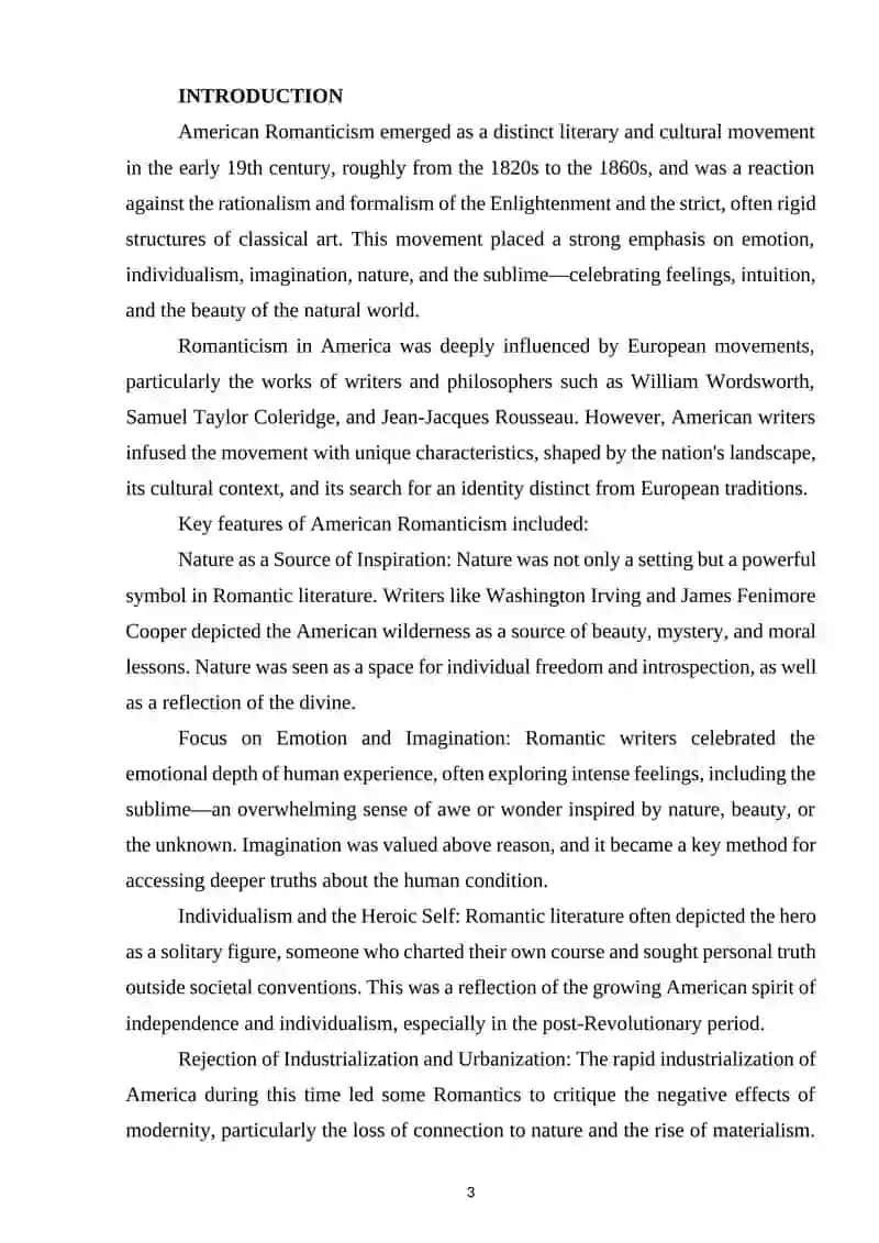 American Romanticism 3