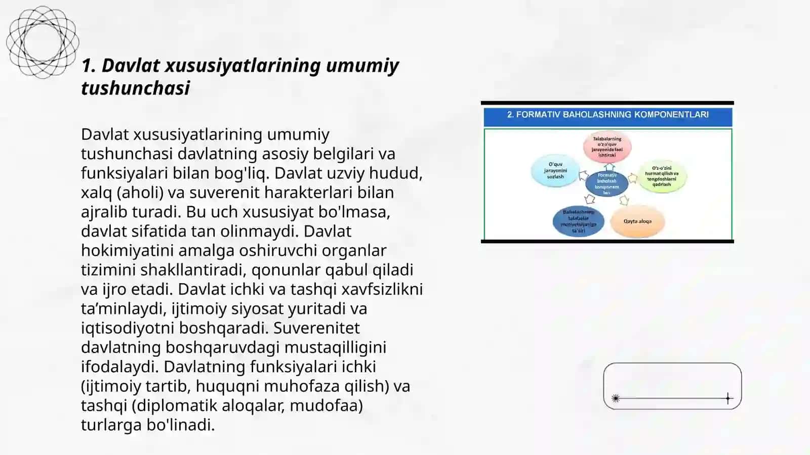 Davlat xususiyatini baholash usulari va mezonlari 3