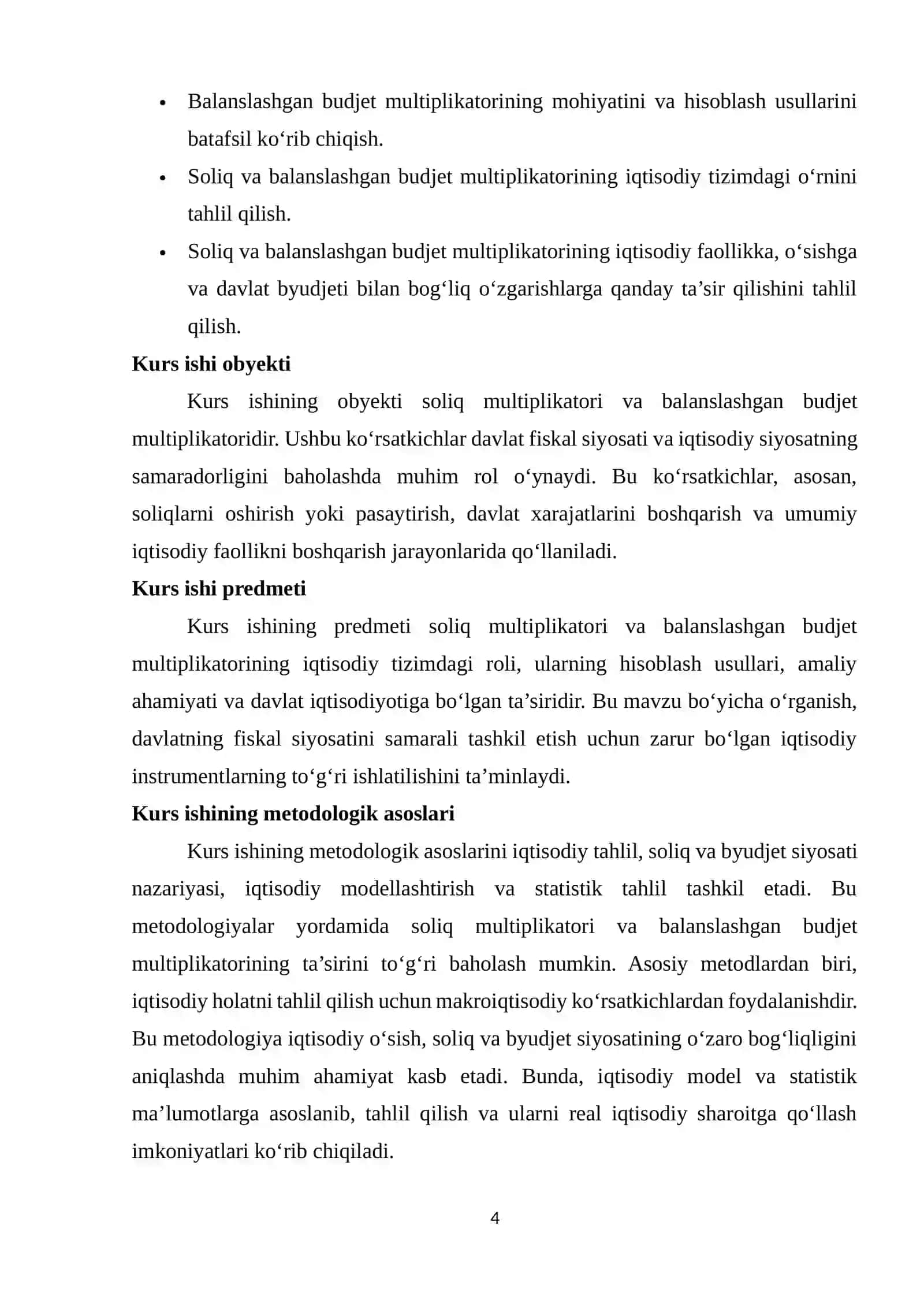 SOLIQ MULTIPLIKATORI, BALANSLASHGAN BUDJET MULTIPLIKATORI 3