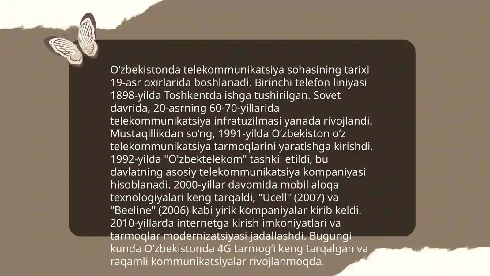 O'zbekistonda telekommunikatsiya xizmati 3
