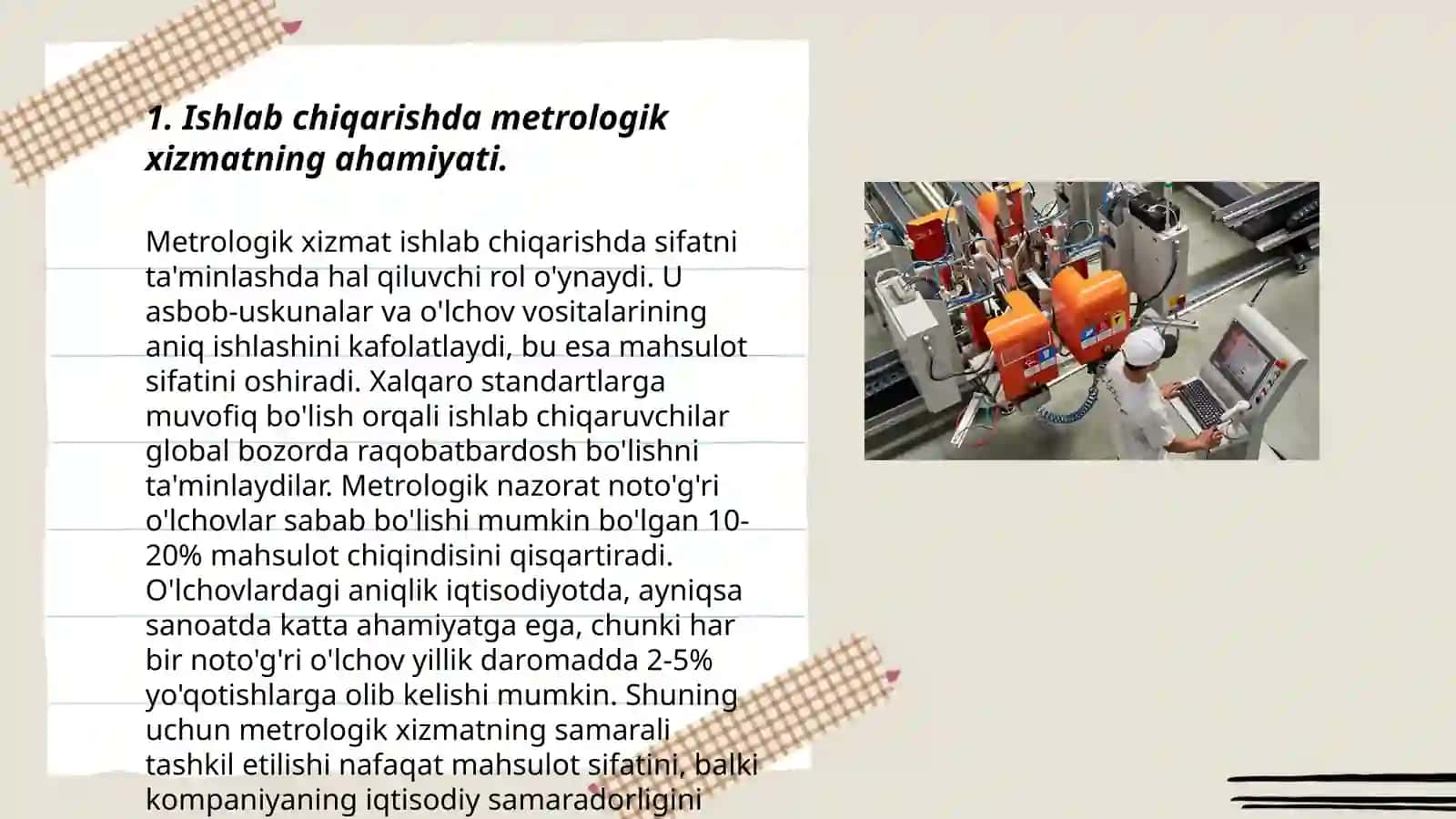 Metrologik xizmat va taʼminot 3