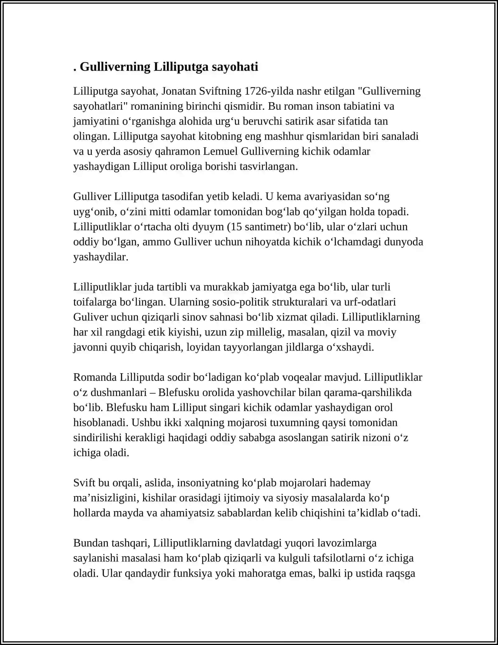 GULLIVERNING SAYOHATLARI 3