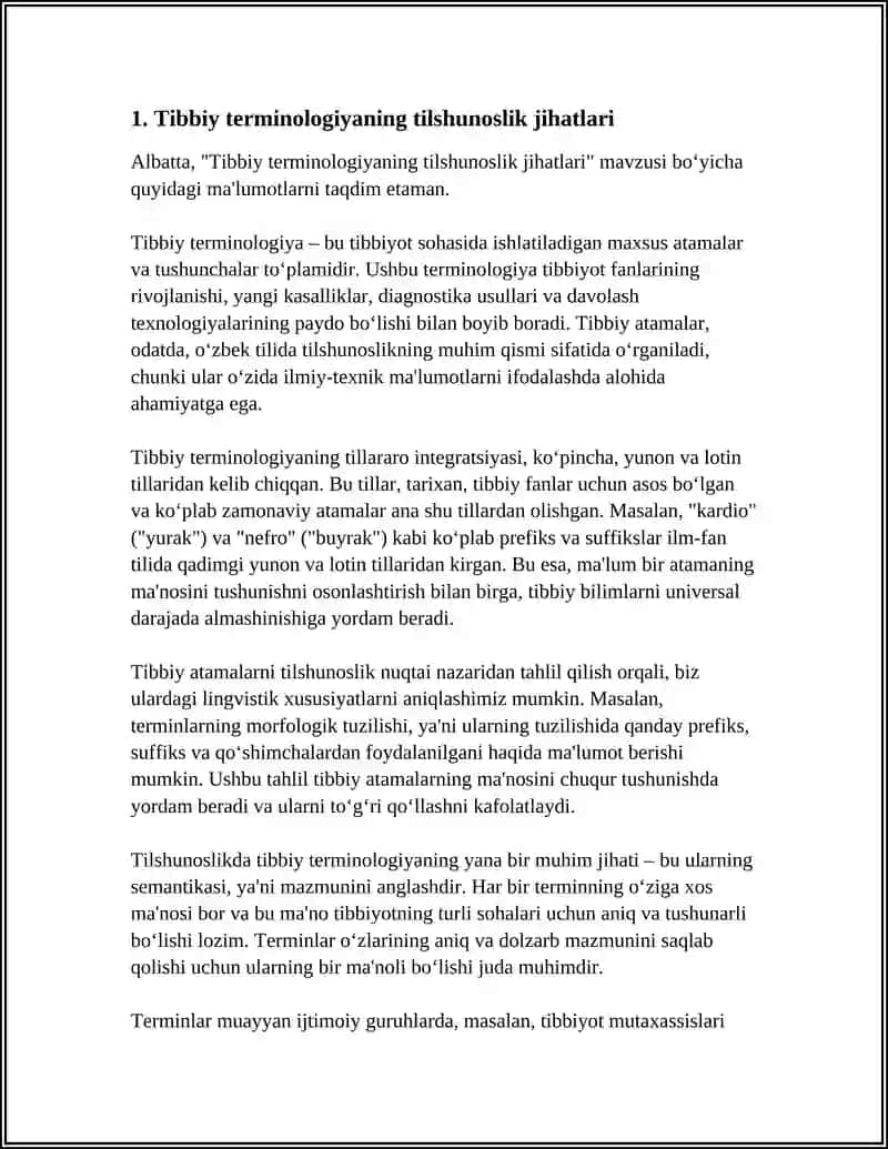 Tibbiy terminologiyaning tilshunoslik jihatlari 3
