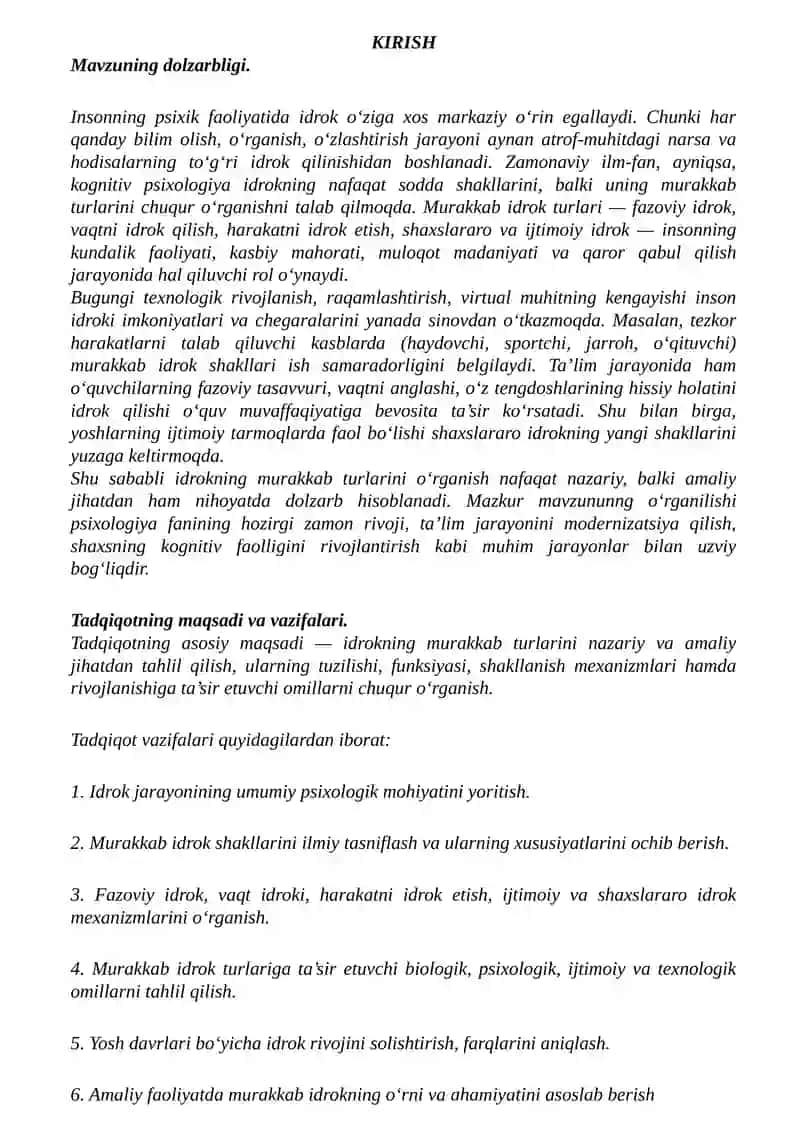IDROKNING MURAKKAB TURLARI 3