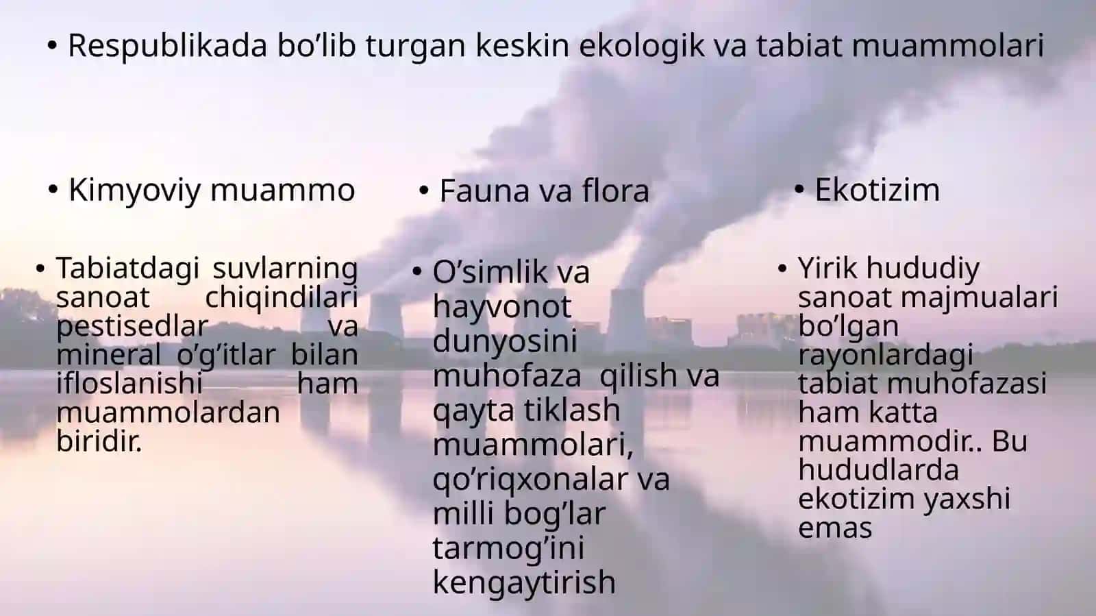 Dunyodagi top 10 muammolar 3