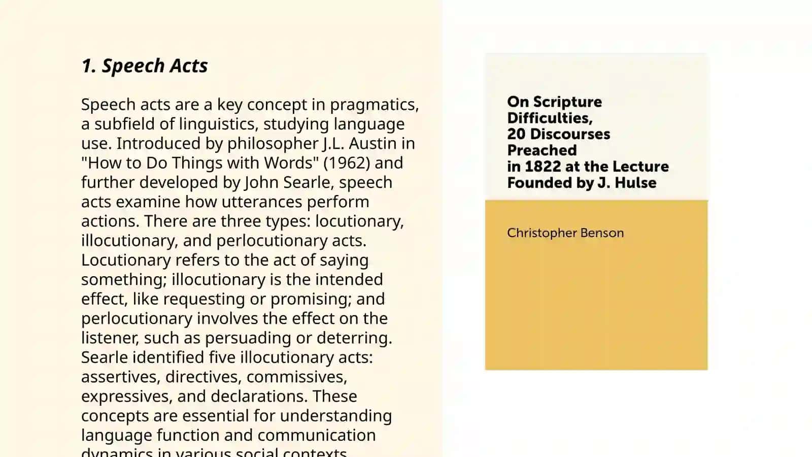 Pragmatical discourse 3