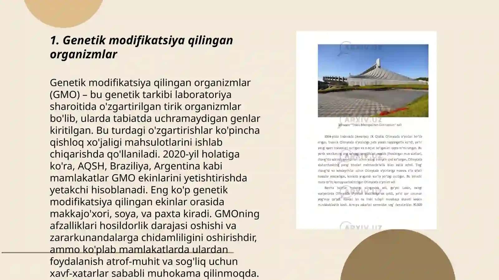 Genetikaning yangi yoʻnalishlari 3