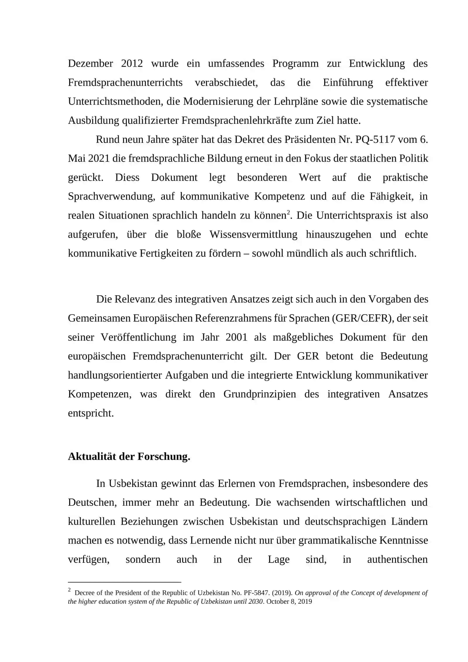 Die Rolle des integrativen Ansatzes im Fremdsprachenunterricht 3