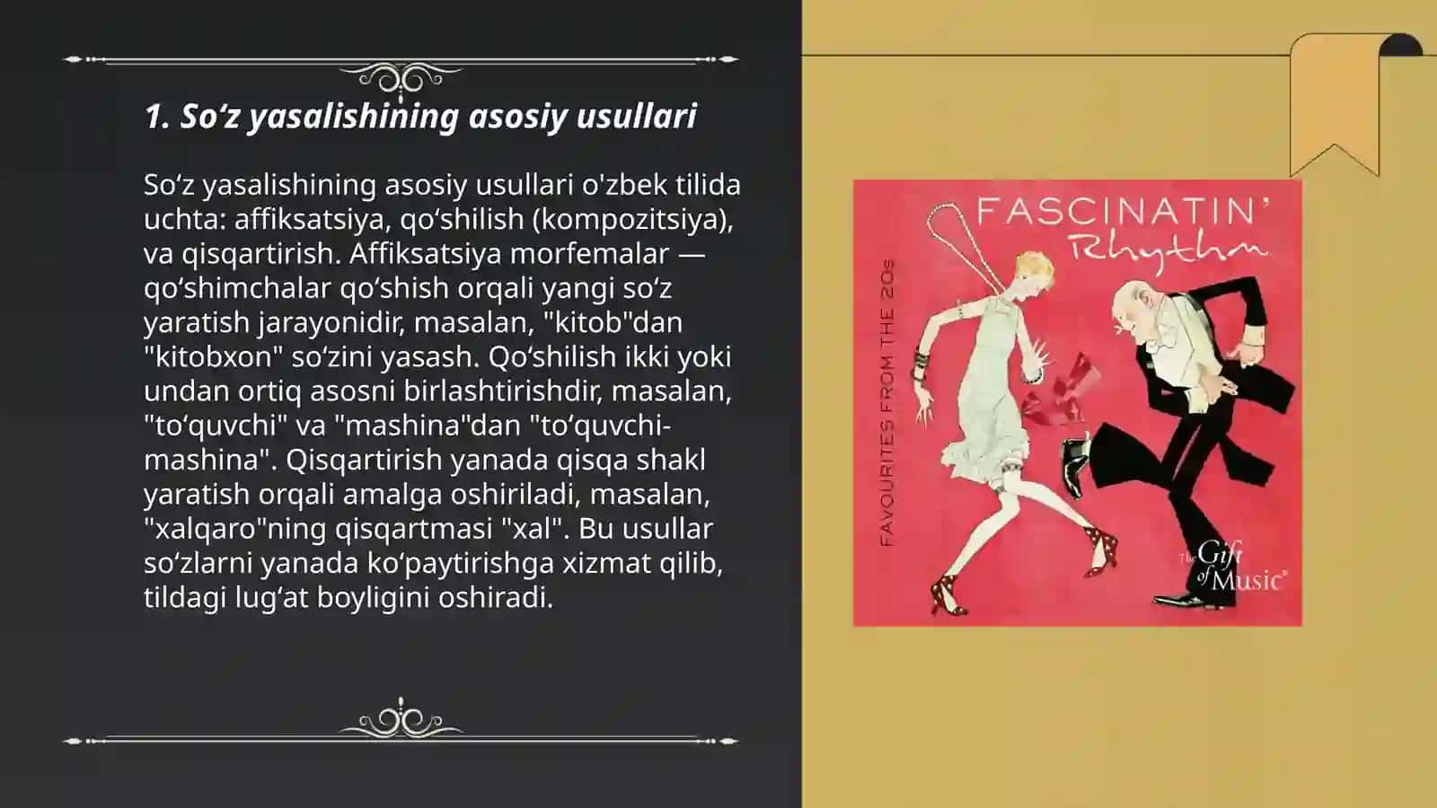 Oʻzbek tilida soʻzlarning yasalishi 3