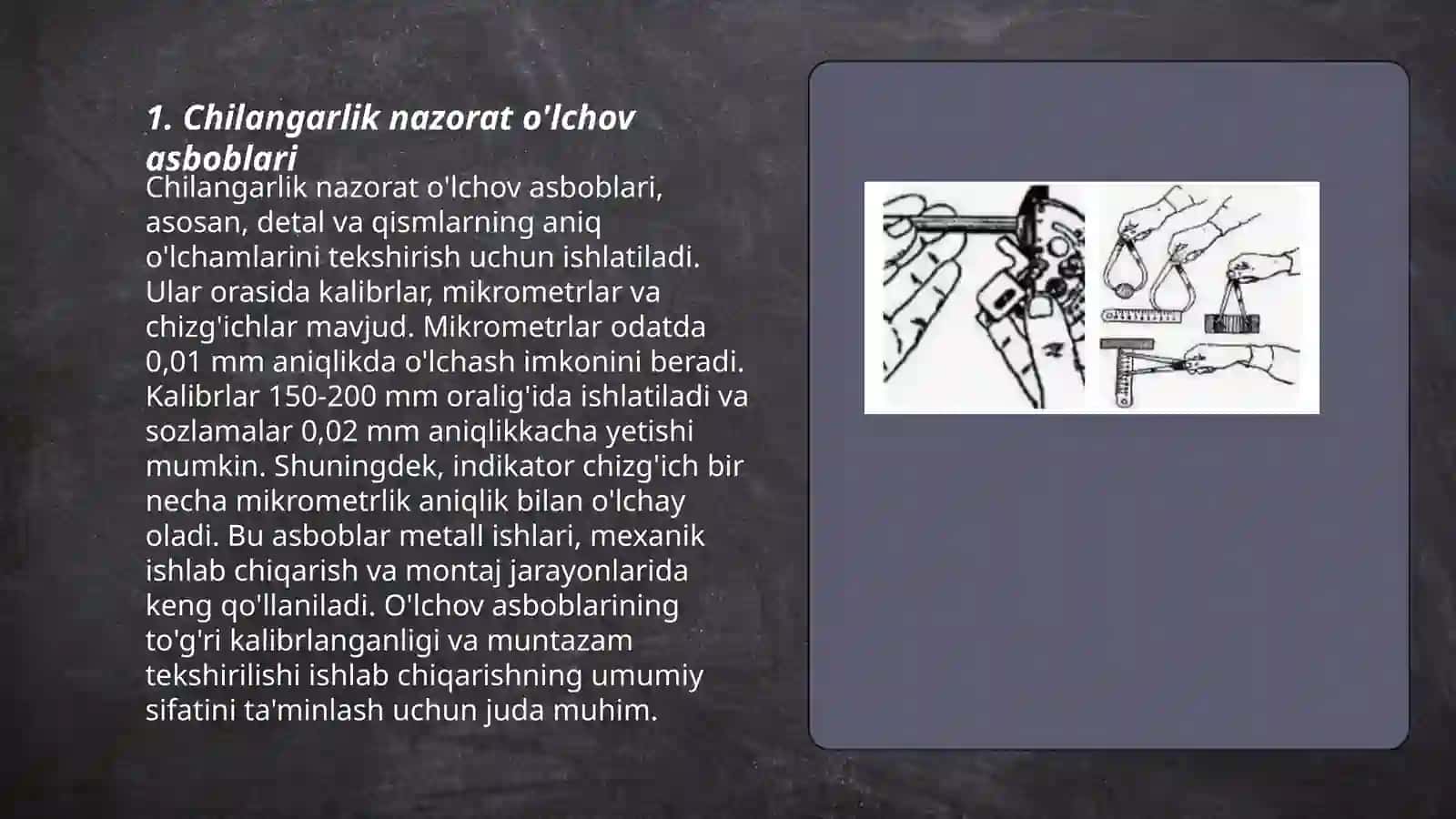 Metallarni tekislash va kesish asboblari 3