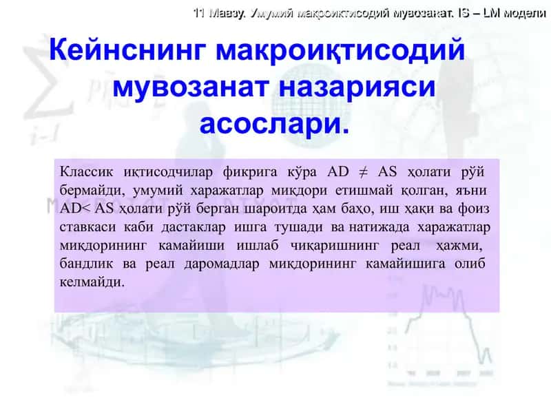 Ялпи таклифнинг кейнсча модели 3