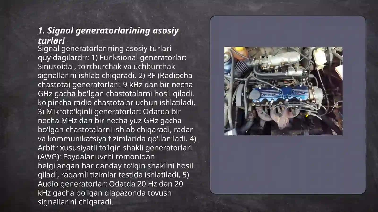 Signal generatorlari, generatorlarning turlari, kvars generatorlari 3