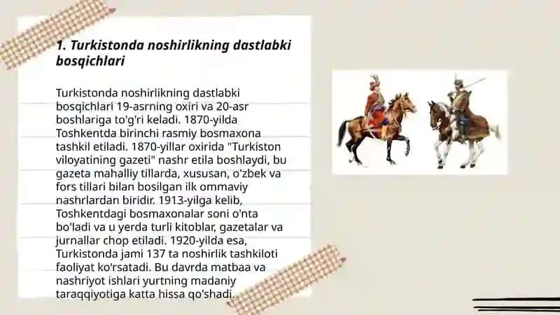 Turkistonda noshirlikning dastlabki bosqichlari 3