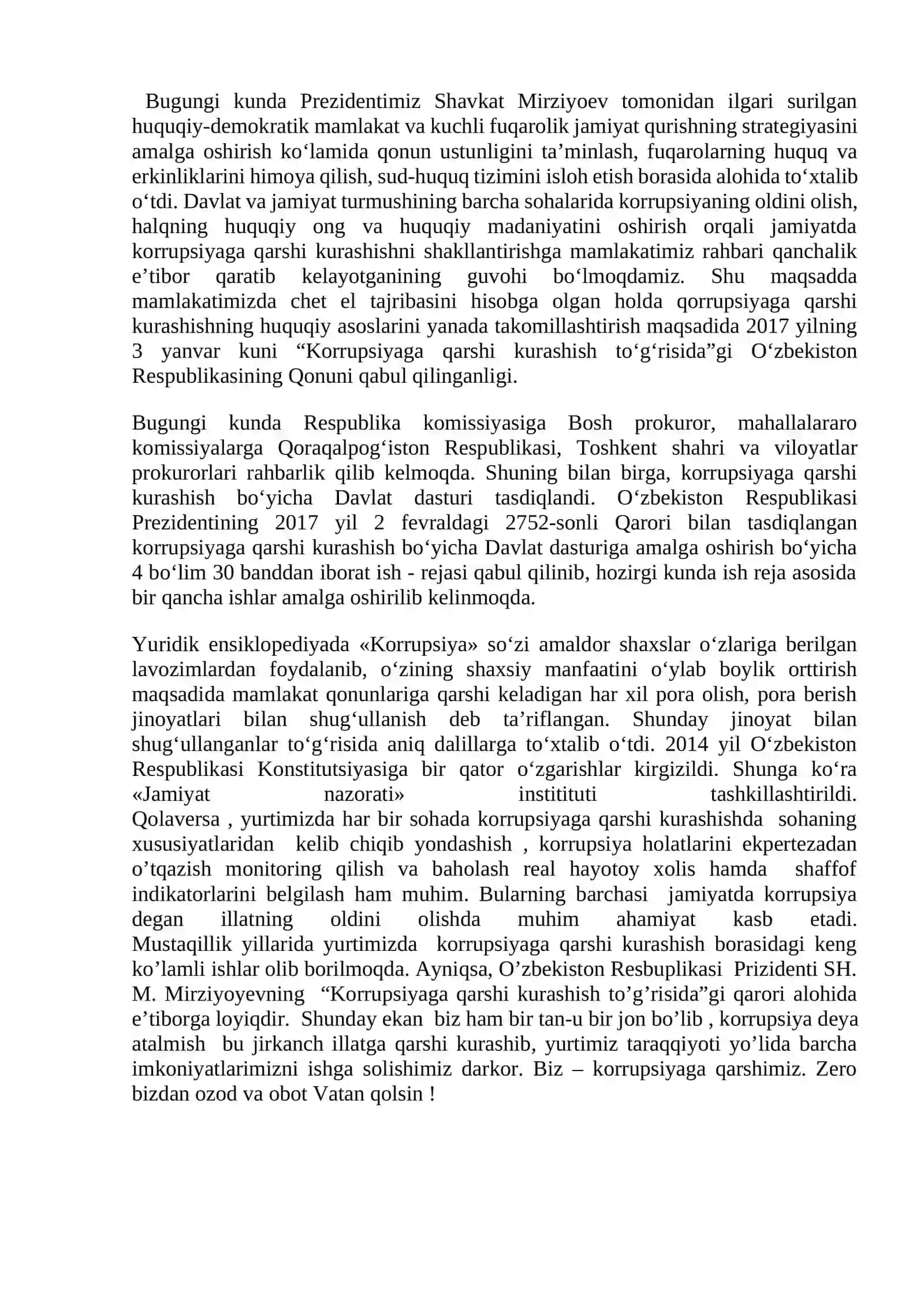 Korrupsiya va men 3