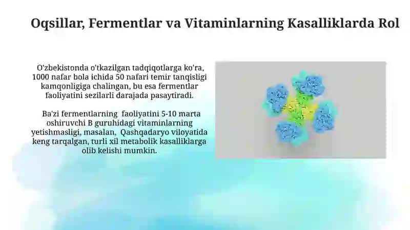 Oqsillar, Fermentlar va Vitaminlar 3