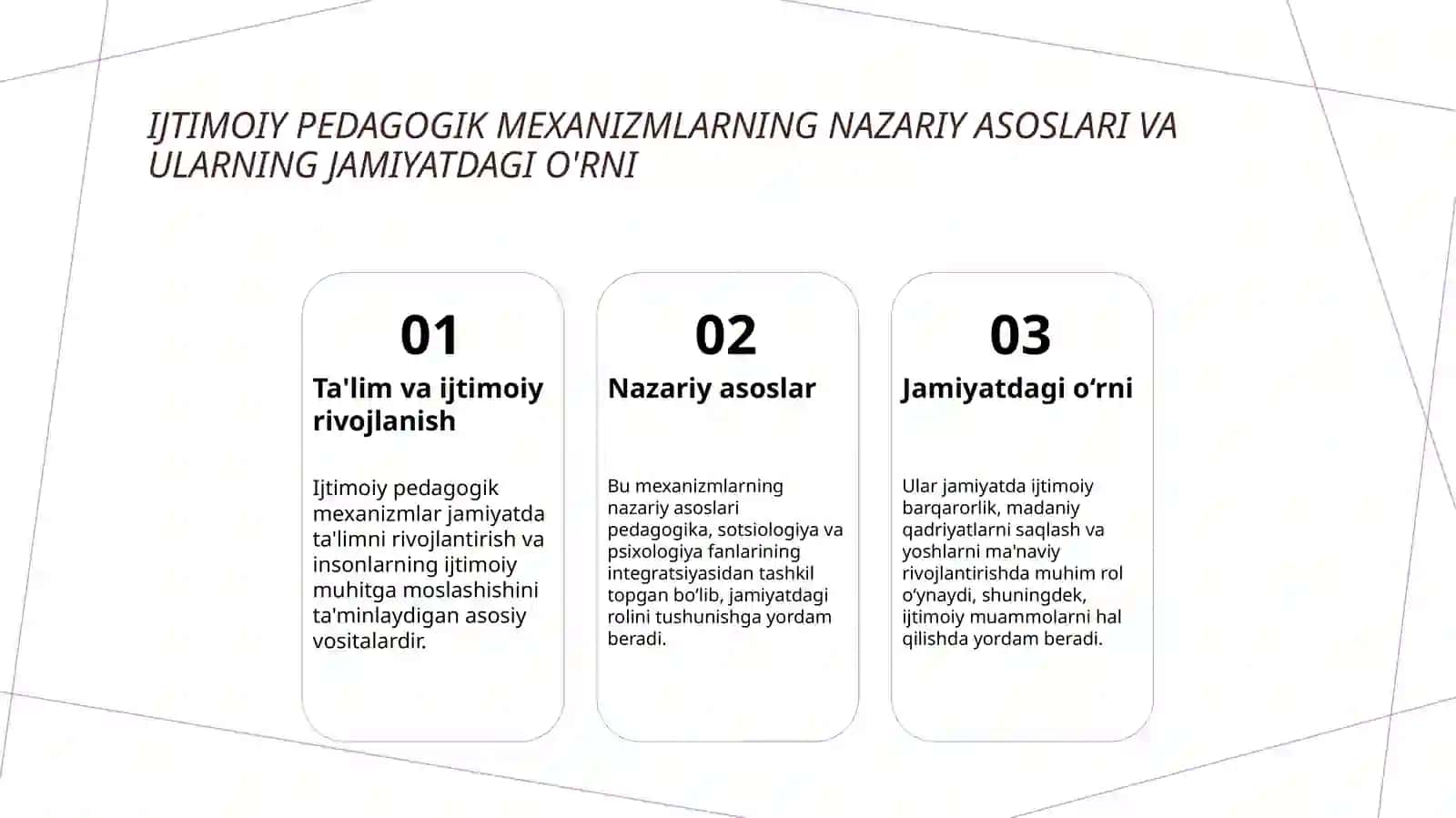 Ijtimoiy pedagogik mexanizmlar 3