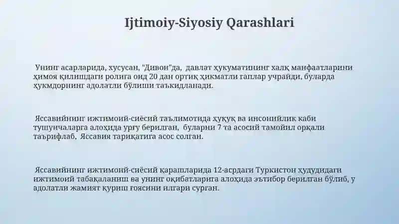 Ahmad Yassaviyhikmatlari 3