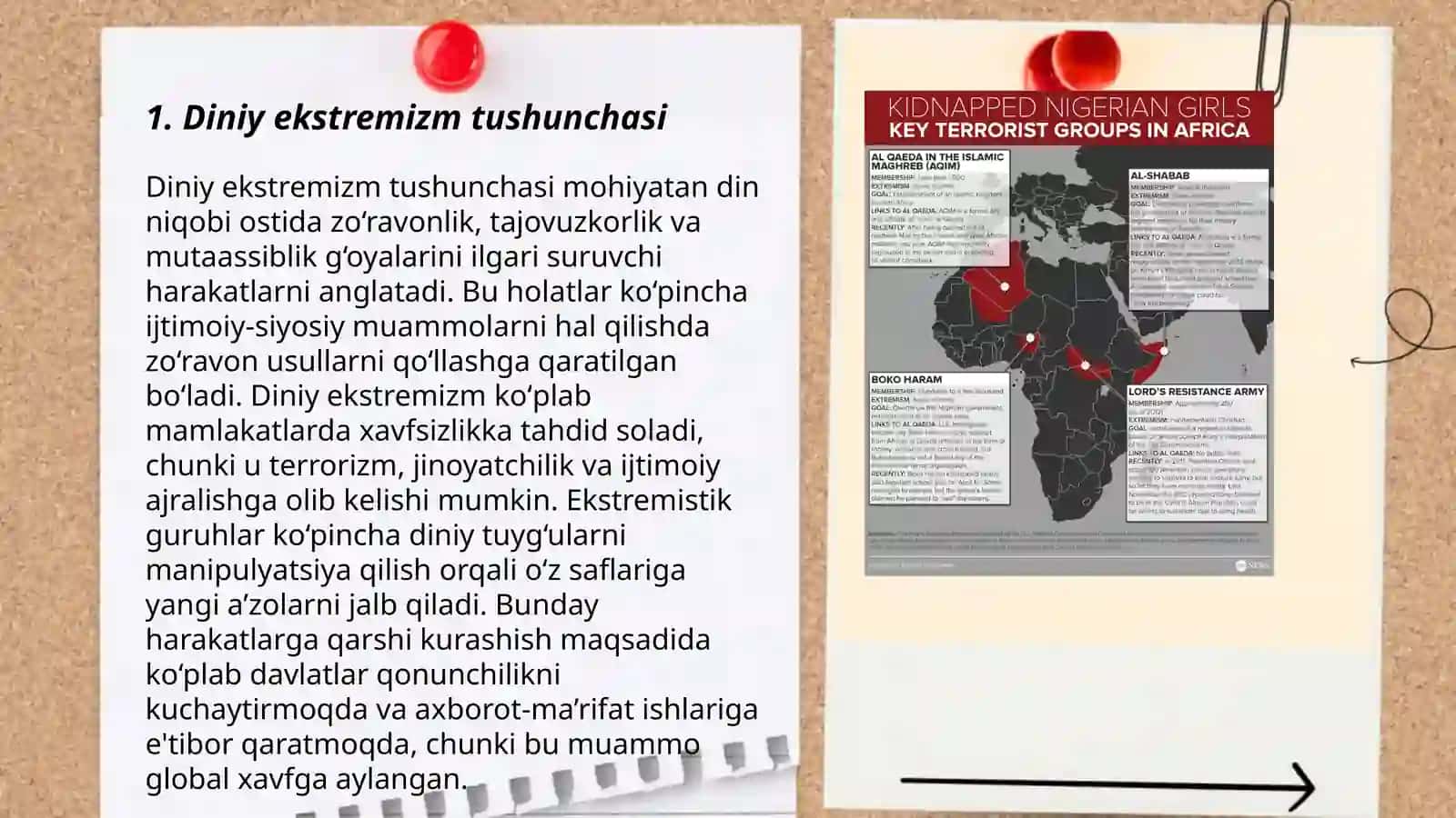 Diniy ekstremizm va terrorizmning millatlararo munosabatlarga tahdidi 3