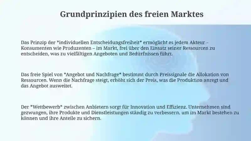 System des freien Marktes 3