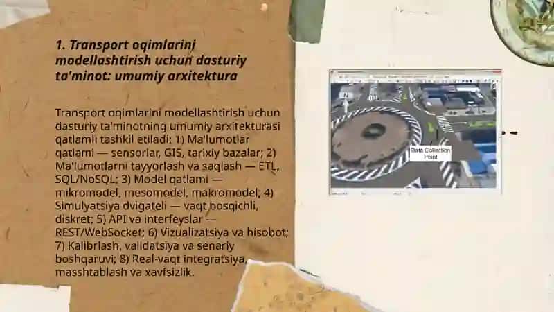 Transport oqimlarini modellashtirishuchi dasturiy 3