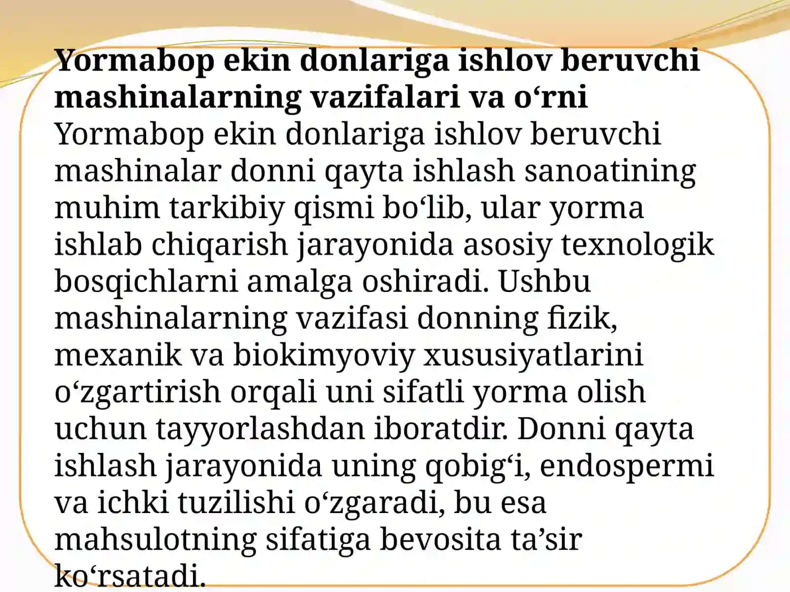 Yormabop ekin donlatiga gidrotermik ishlov berish mashinalari 3