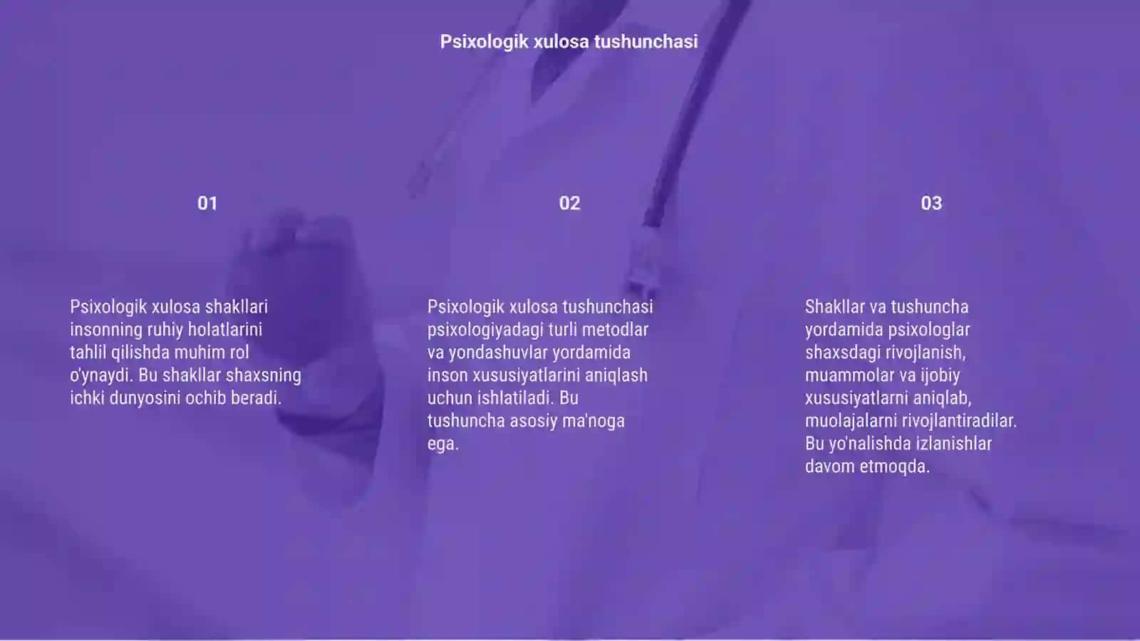 Psixologik xulosa shakllari 3