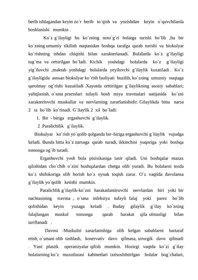 Bolalarda ko`rish va eshitish organlarining kasaliklari 3