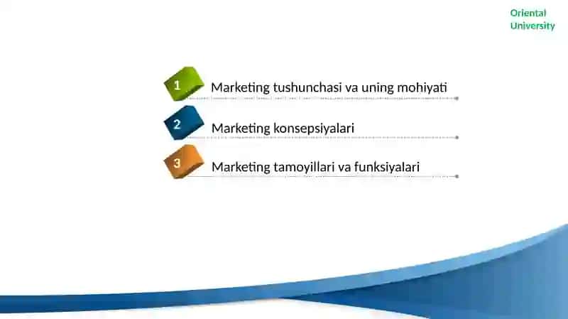 Marketingning nazariyasoslari 3
