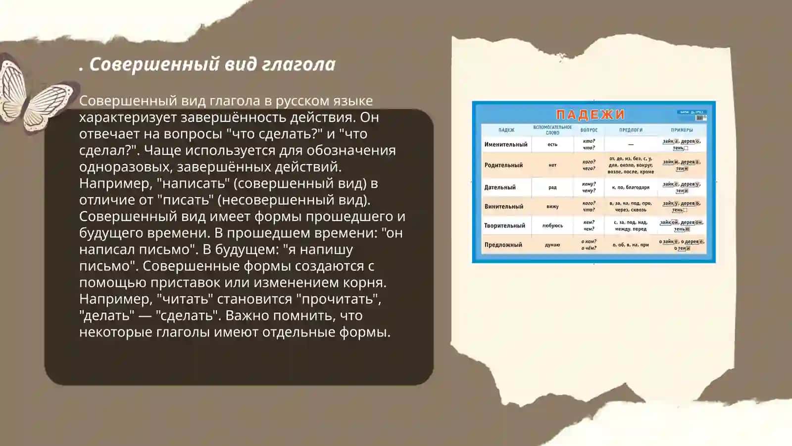 Вид глагола 3