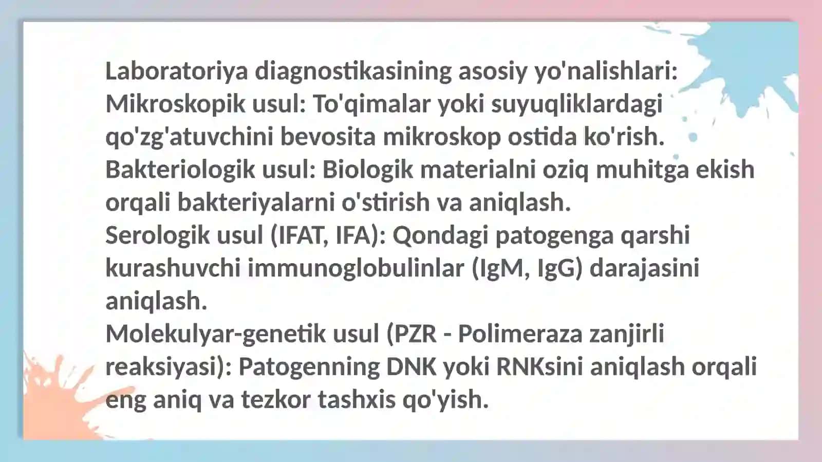 Infeksiyalarga laboratoriya diagnostikasi 3