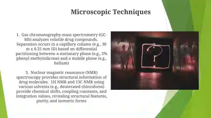 Methods of instrumental analysis of drugs 3