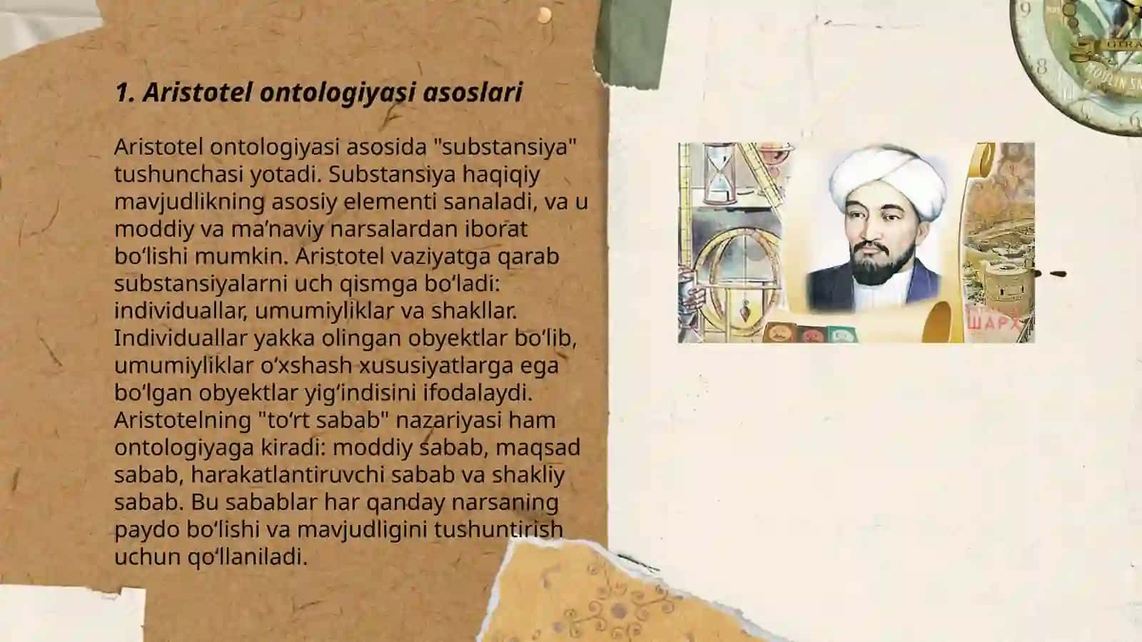 Aristotel Ontologiyasi 3