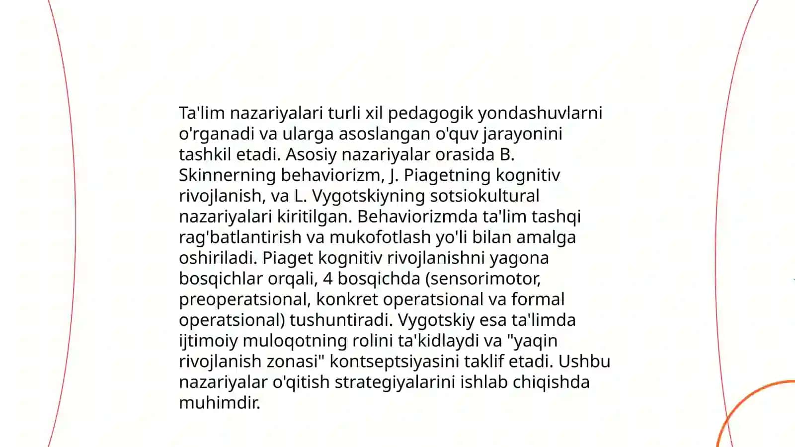 Ta'lim nazariyalari 3