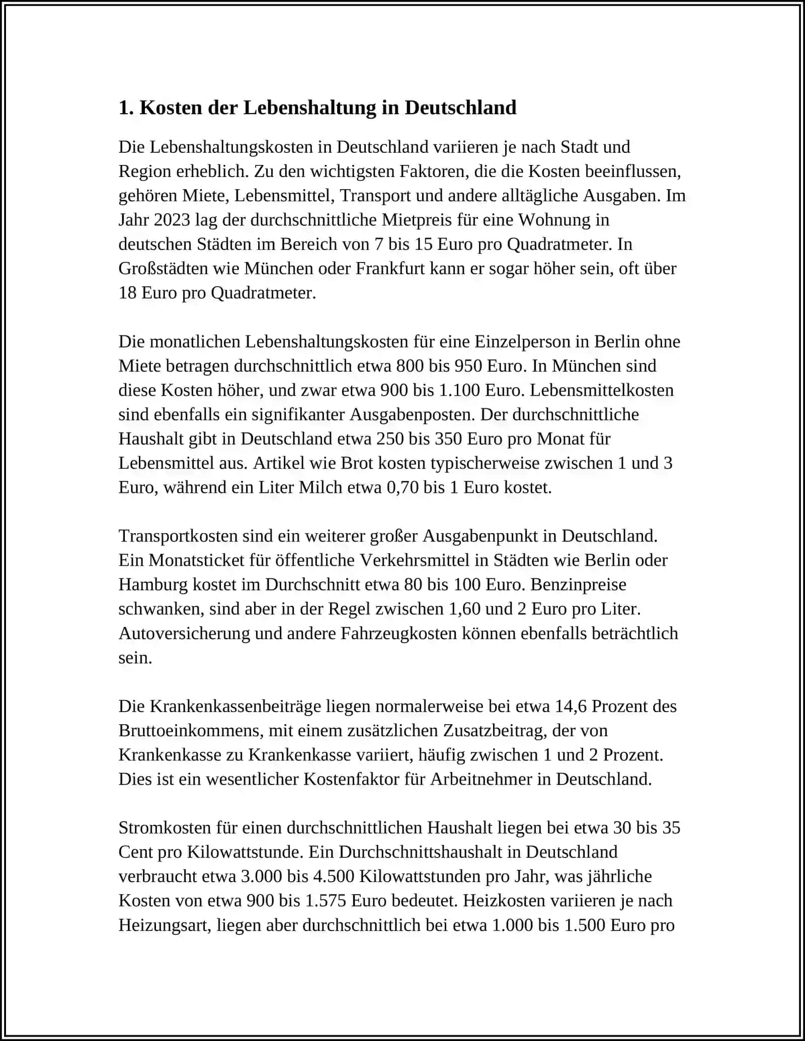 IN EURO LEBEN 3